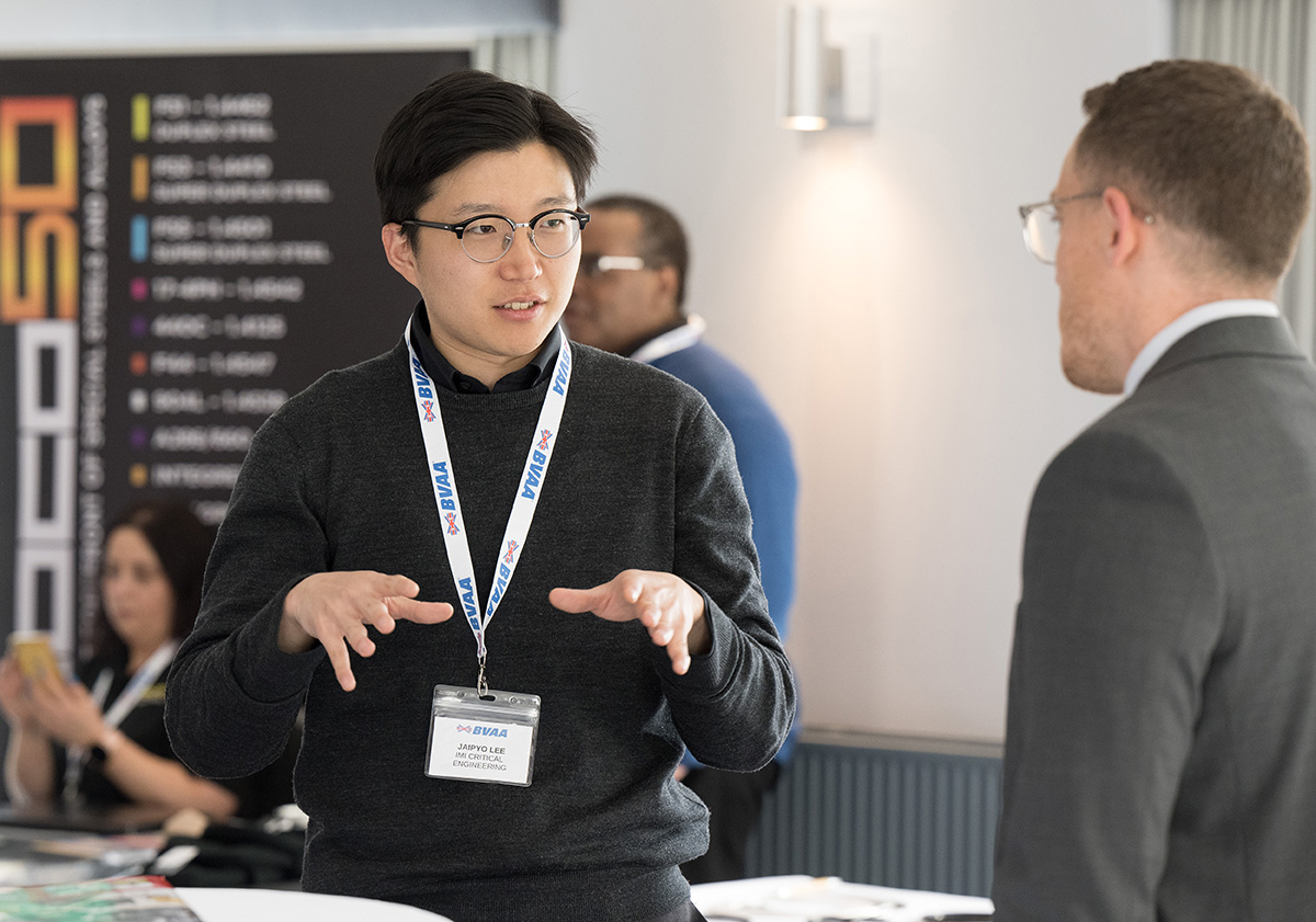 Networking at an event