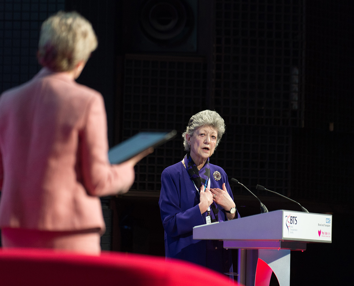 Q&A session at a conference