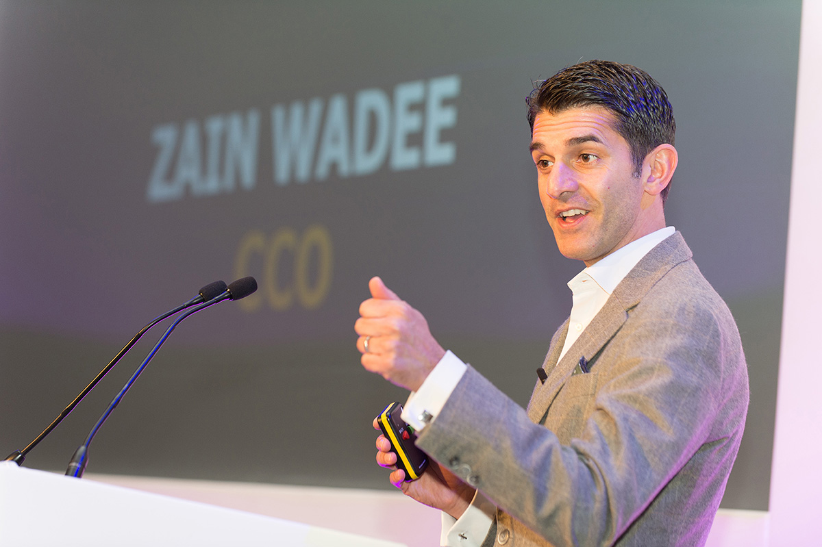 Close up shot of a guest speaker