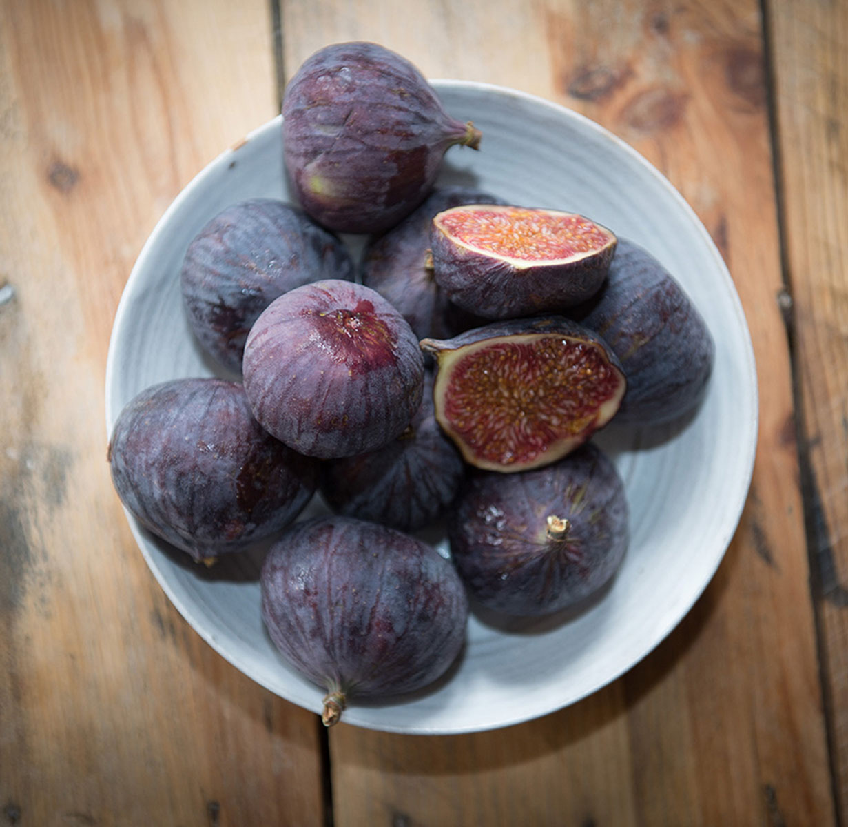 Photograph of some figs