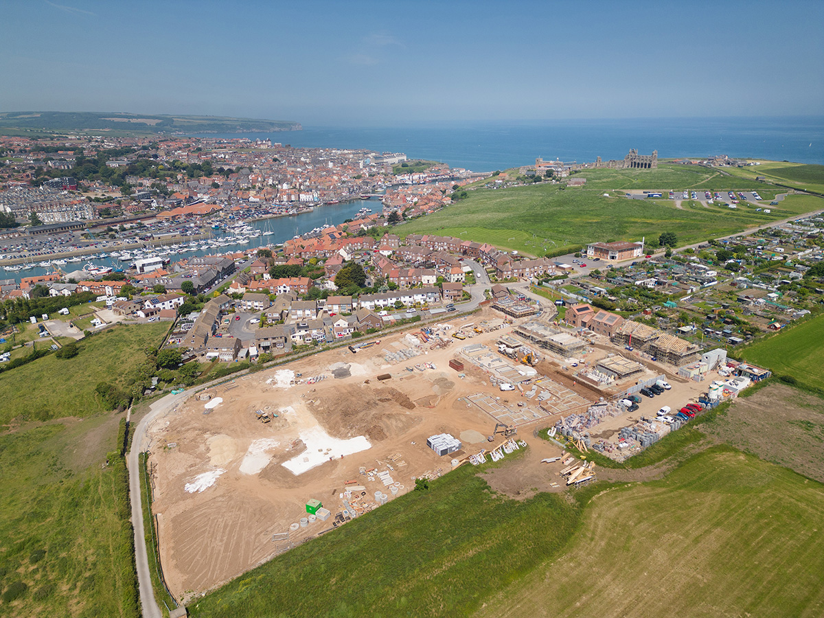 Wharfedale Grange Whitby site by drone