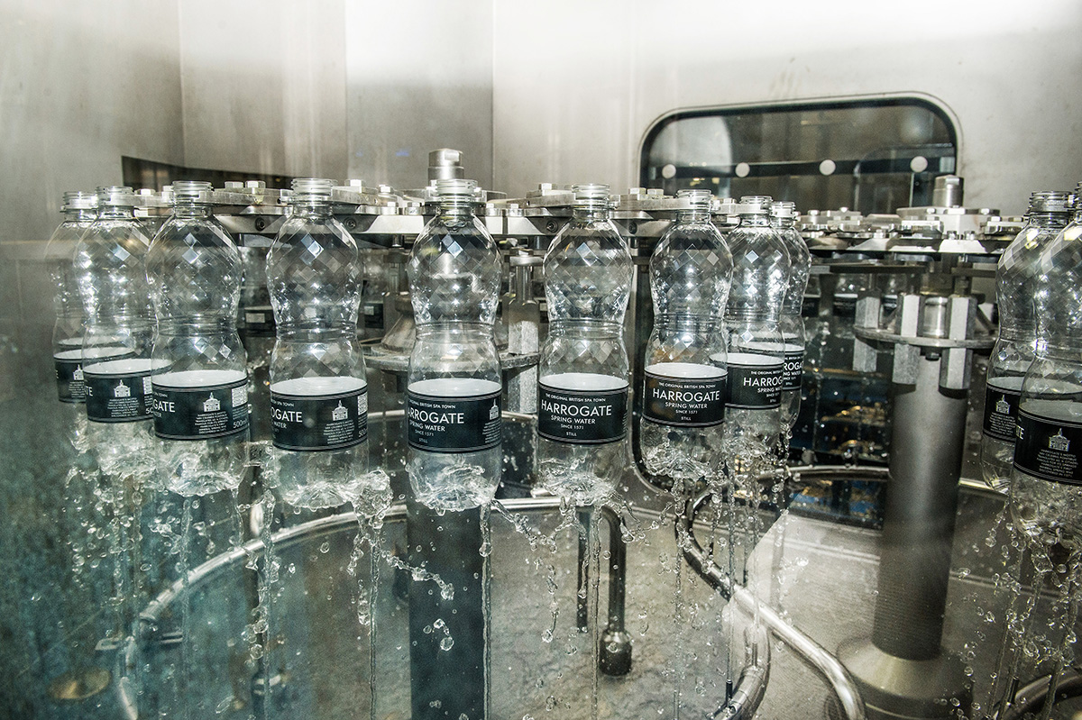 Harrogate Spring Water bottling plant in Harrogate