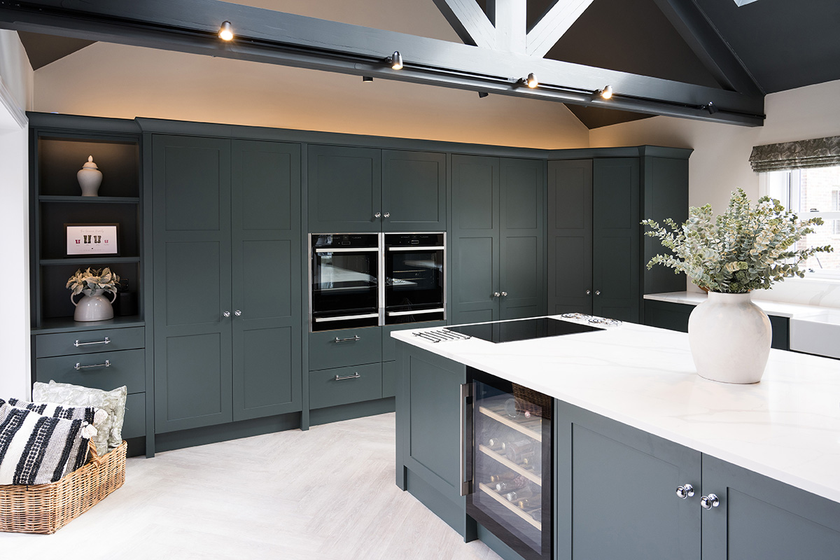 Dark kitchen design